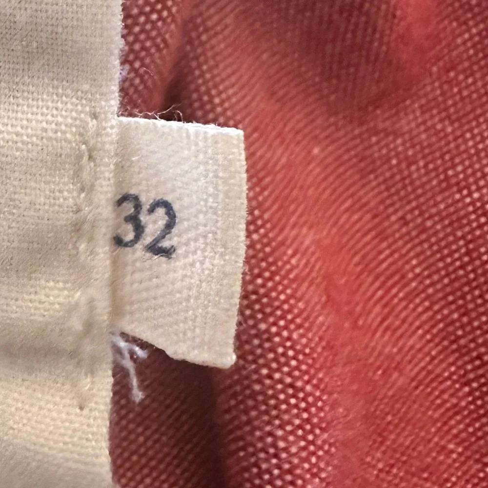 J. Crew Shorts Chambray Cotton Red Size 32 Waist